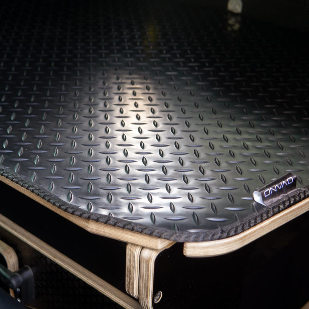 Protective rubber load mat shown on Ovano Switch XL