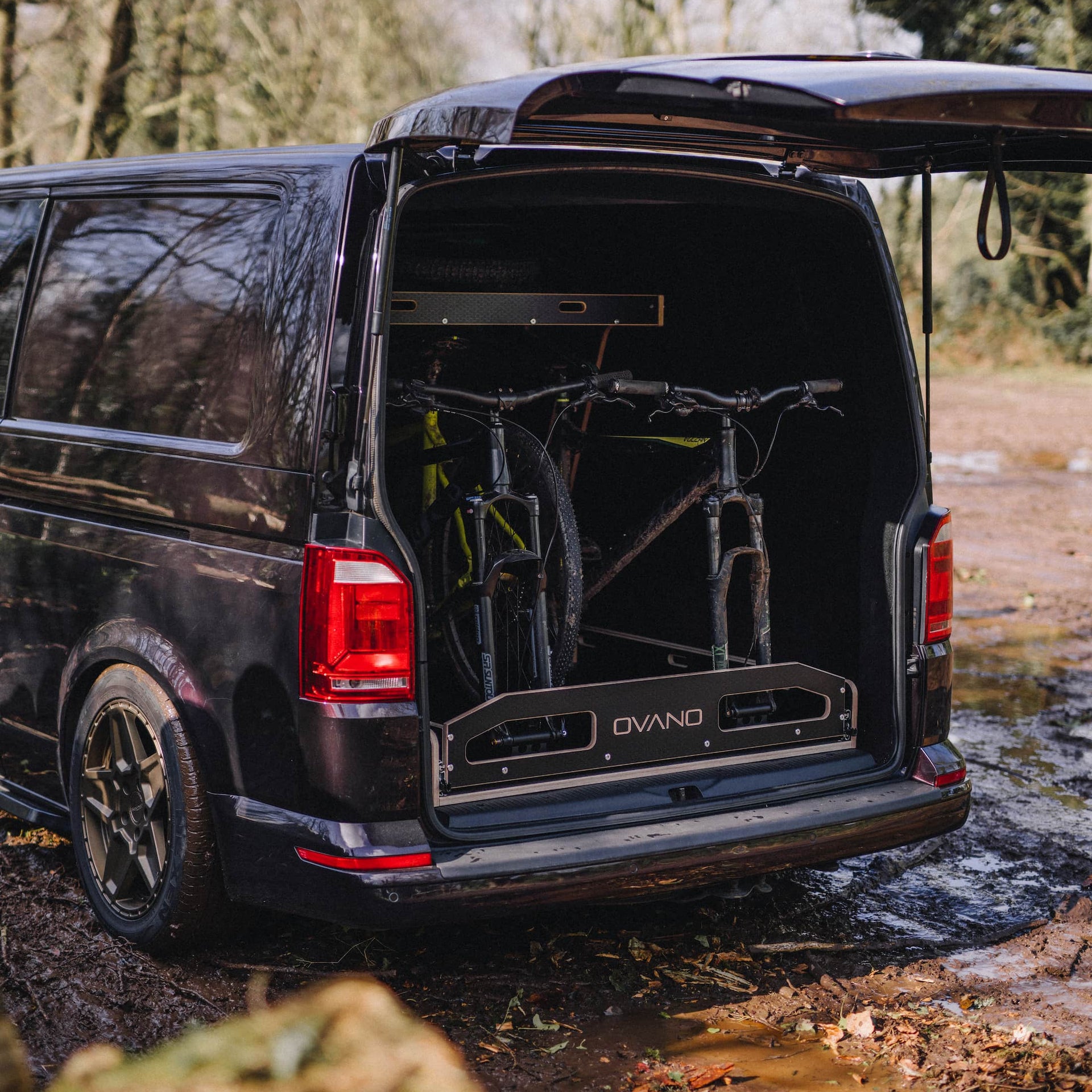 vw mountainbike Bike tray | Transporter bike storage |T5 & T6