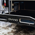 Ovano dualdeck with drawer open in a Transit Custom