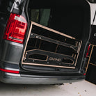 T6 van with a bike storage rail fitted