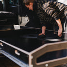 VW bike carrying drawer shown in a LWB van