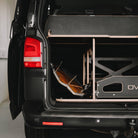 rear view of a T5 with switch narrow unit, with surfboard storage.